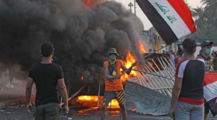 Violentas protestas en Irak