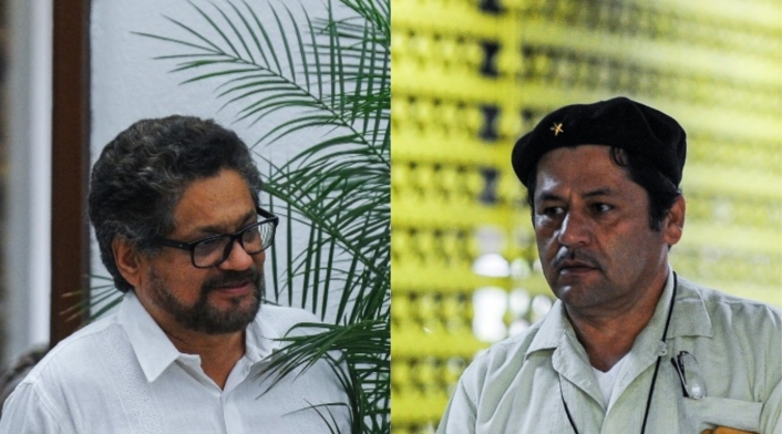 Iván Márquez y Edinson Romaña Iván Márquez y Edinson Romaña