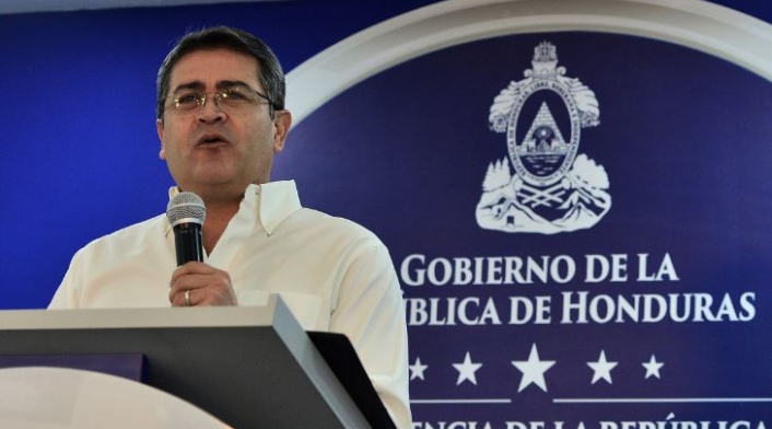 Juan Orlando Hernández, presidente de Honduras