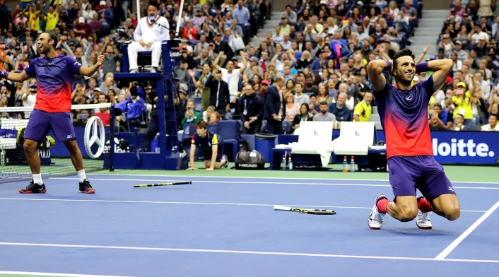 Juan Sebastián Cabal y Robert Farah luego del ganar el Us Open 2019, el 6 de septiembre de 2019 en Nueva York (Estados Unidos) Juan Sebastián Cabal y Robert Farah luego del ganar el Us Open 2019, el 6 de septiembre de 2019 en Nueva York (Estados Unidos)