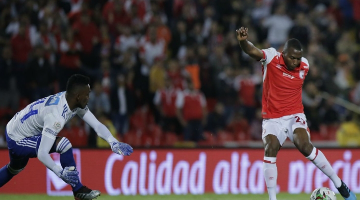 Maicol Balanta, delantero de Santa Fe Maicol Balanta, delantero de Santa Fe
