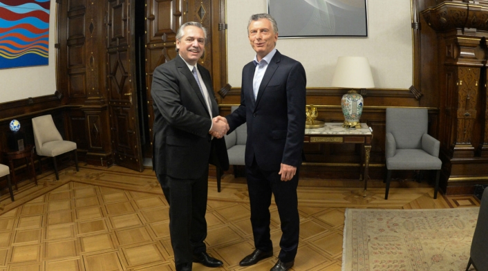 Mauricio Macri se reunión con Alberto Fernández tras elecciones presidenciales en Argentina Mauricio Macri se reunión con Alberto Fernández tras elecciones presidenciales