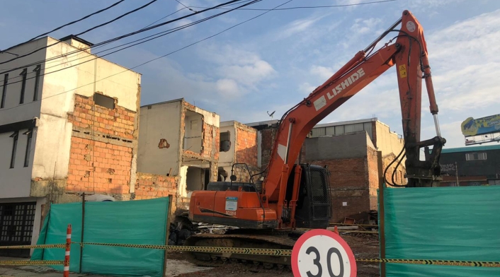 Las obras demolidas para darle paso al Metro de Bogotá