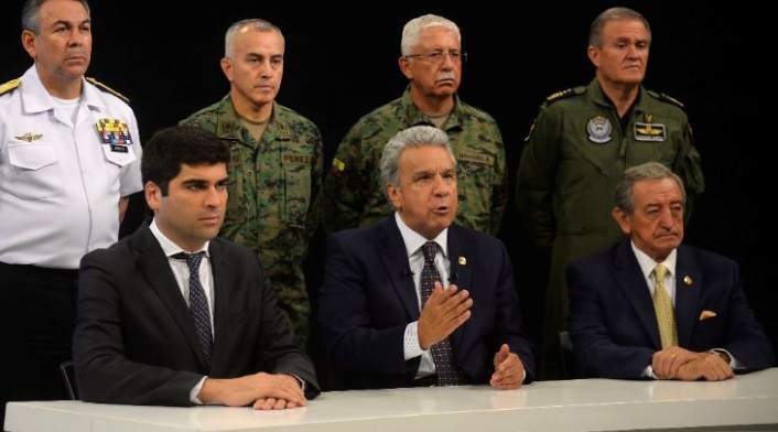 Lenín Moreno hace cambio en su cúpula militar