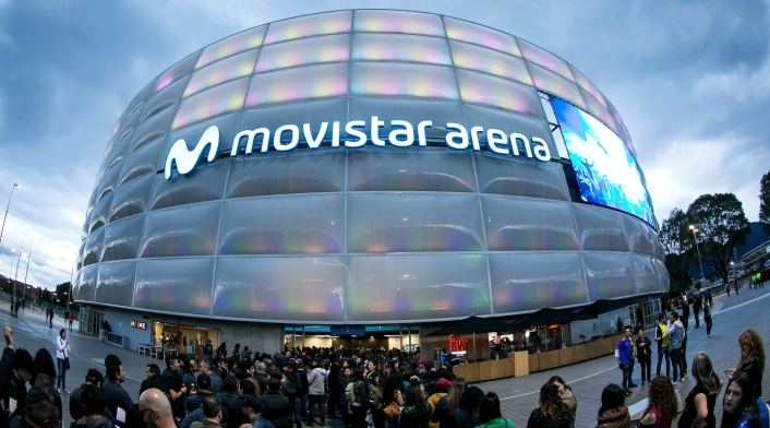 Movistar Arena en Bogotá Movistar Arena en Bogotá