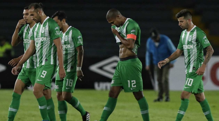 Atlético Nacional, jugadores derrotados