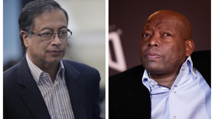 Gustavo Petro se enfrentó contra el Tino Asprilla