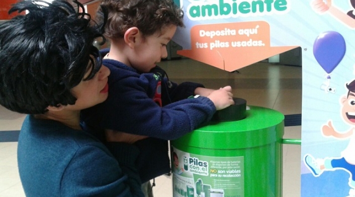 Reciclaje de pilas.