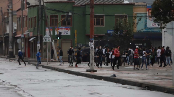 Disturbios en San Andresito de San José