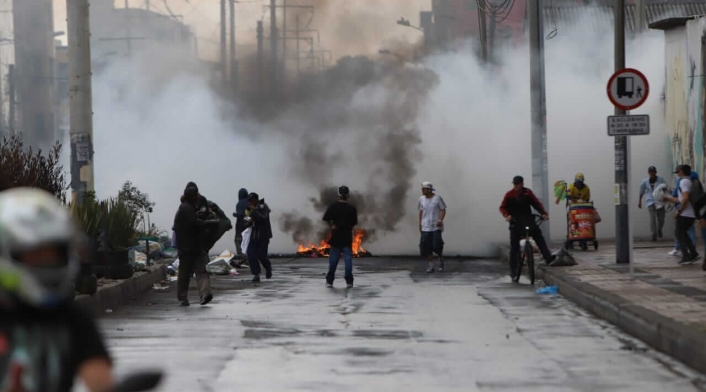 Disturbios en San Andresito de San José