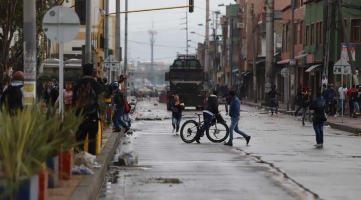 Disturbios en San Andresito de San José