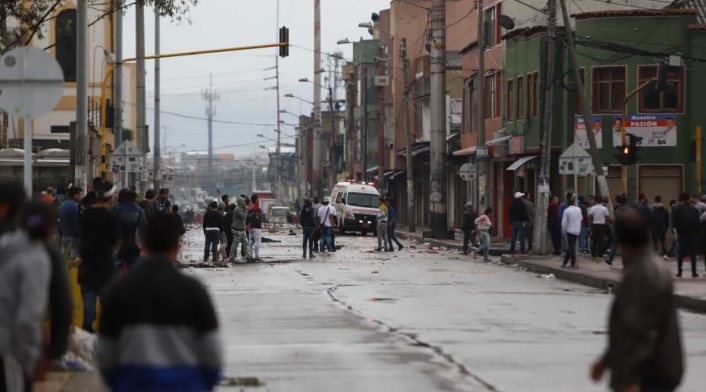 Disturbios en San Andresito de San José