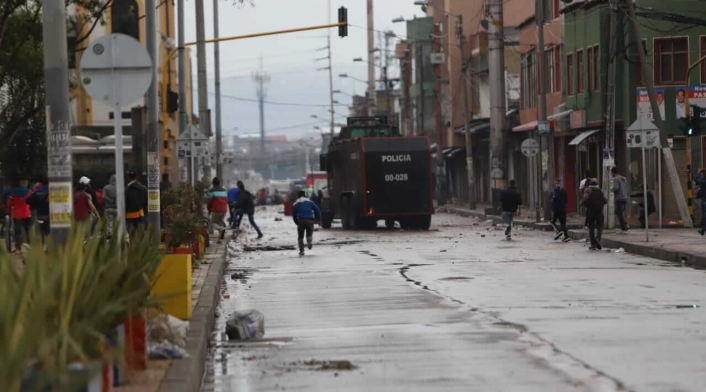 Disturbios en San Andresito de San José