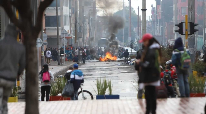 Disturbios en San Andresito de San José