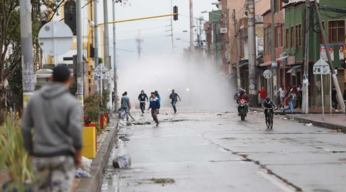 Disturbios en San Andresito de San José