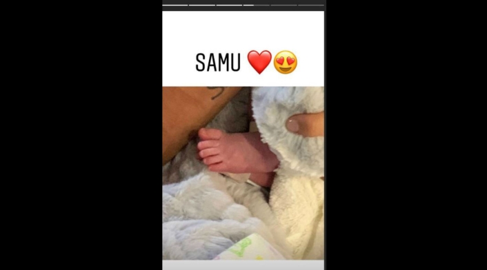 Shannon de Lima y el bebé de James Rodríguez