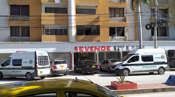 Sucursal banco BBVA Santa Marta Sede de la corporación bancaria