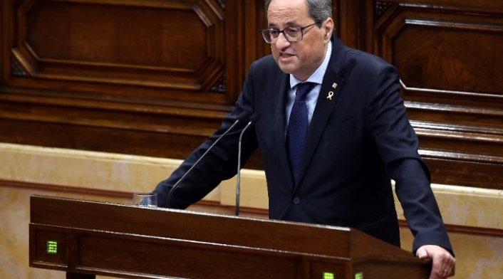 Quim Torra, presidente del gobierno autónomo de Cataluña