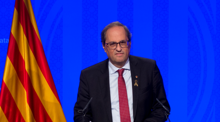 Quim Torra, presidente de Cataluña