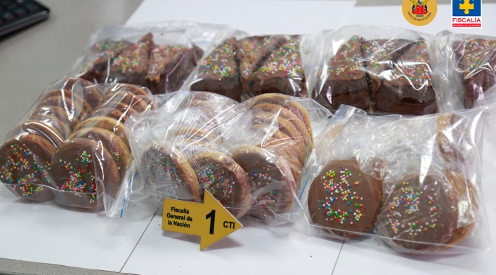 Las galletas y tortas hechas con marihuana y descubiertas por la Fiscalía