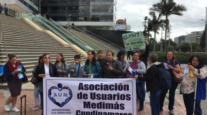 Protesta usuarios Medimás