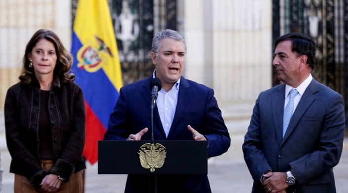 Iván Duque votando en elecciones 2019 Iván Duque votando en elecciones 2019