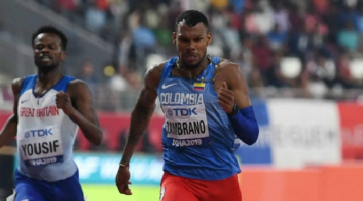 Anthony Zambrano medalla de plata en Mundial de Atletismo