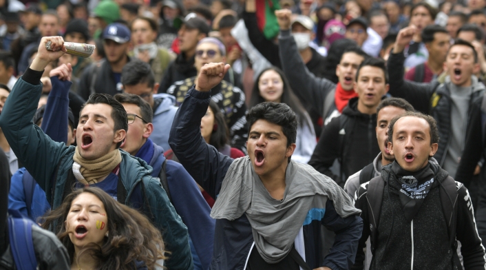 Marchas en Bogotá