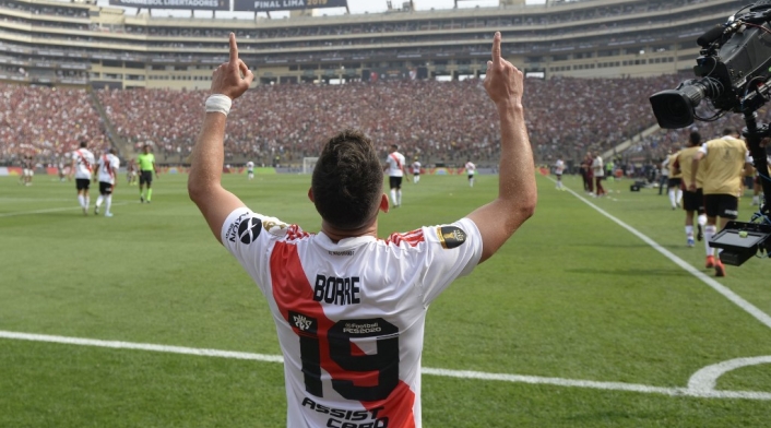 Rafael Santos Borré, delantero colombiano de River Plate