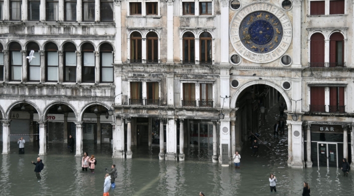 Inundaciones en Venecia, Italia