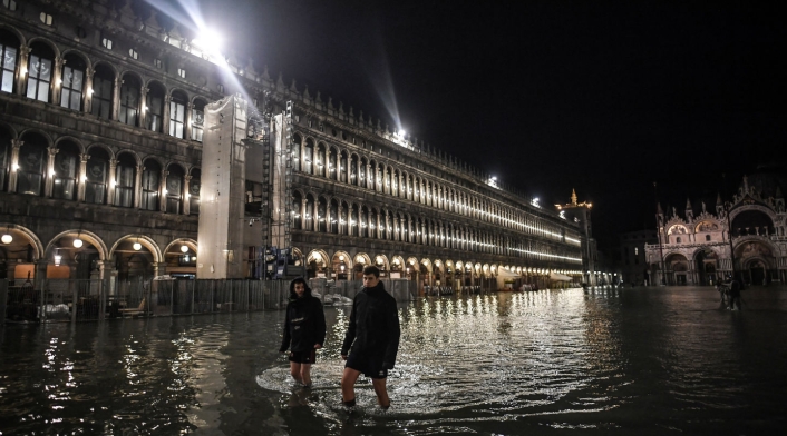 Inundaciones en Venecia, Italia