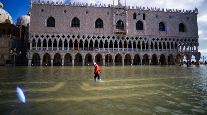 Inundaciones en Venecia, Italia