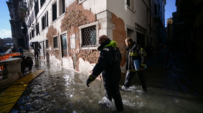 Inundaciones en Venecia, Italia