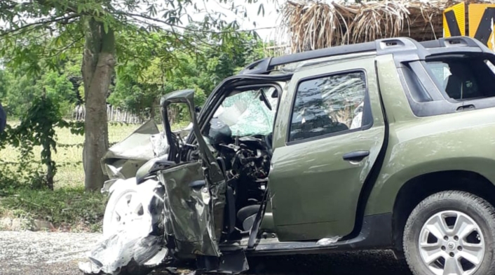 Accidente del padre de Claudia Bahamón, Germán Bahamón