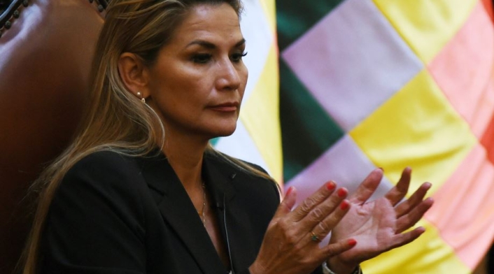 Jeanine Áñez, expresidenta interina de Bolivia.