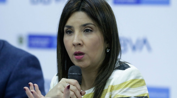 Ministra de Educación, María Victoria Angulo