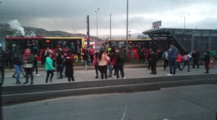 Imagen referencia Transmilenio Autopista Sur Imagen referencia Transmilenio Autopista Sur