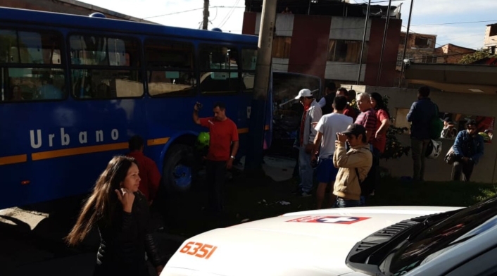 Accidente de bus del Sitp
