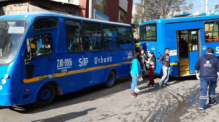 Accidente de bus del Sitp