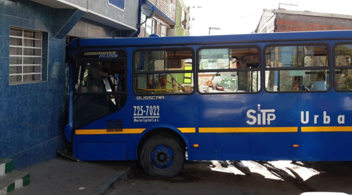 Accidente de bus del Sitp