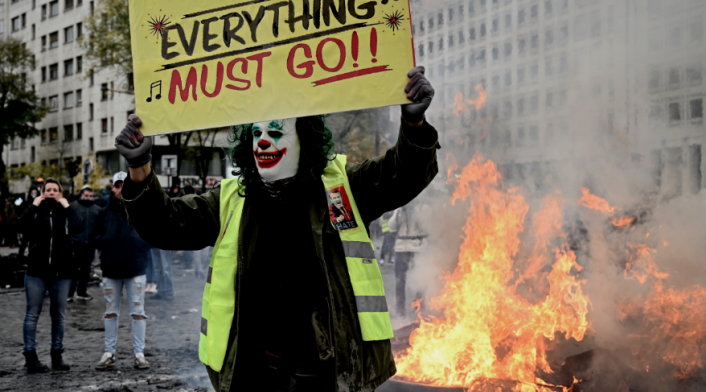 Manifestaciones en primer aniversario de chalecos amarillos en Francia