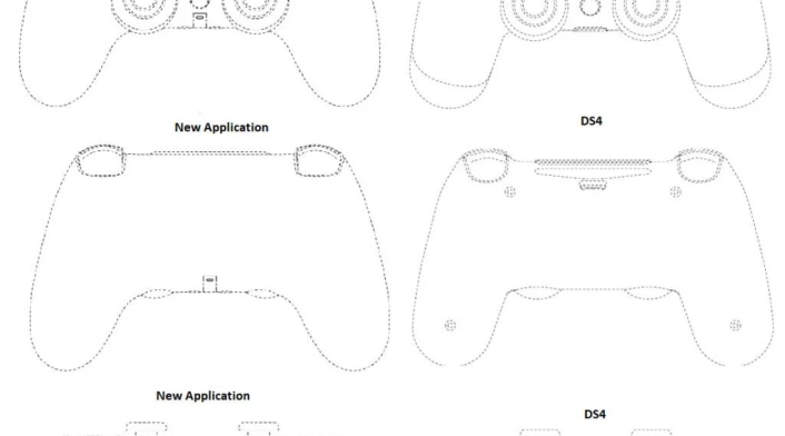 Patente del del diseño del posible control del PlayStation 5