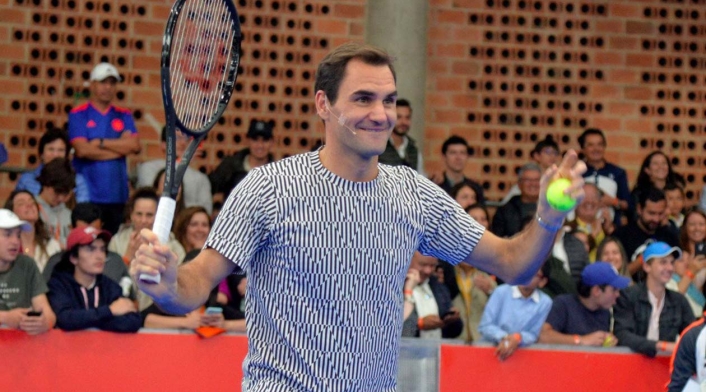 Roger Federer, evento en Bogotá