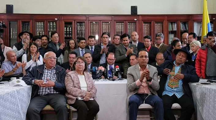 Paro nacional: Comité de paro se reunió con el Congreso