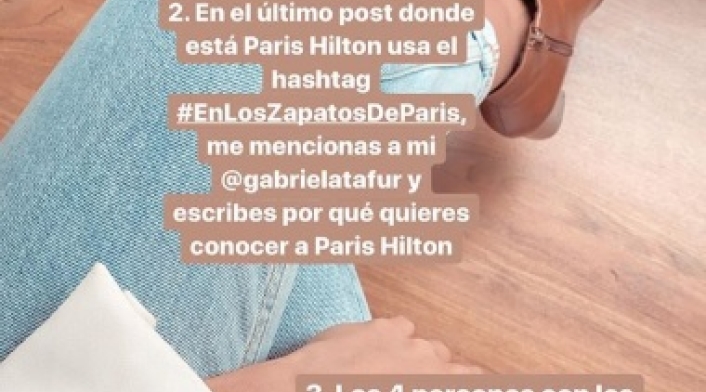 Gabriela Tafur historia de Instagram