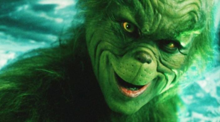 El Grinch, icónico personaje de Navidad.