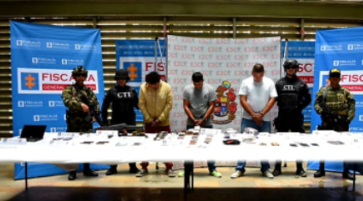 Capturan a 4 cabecillas de red internacional de narcotráfico.