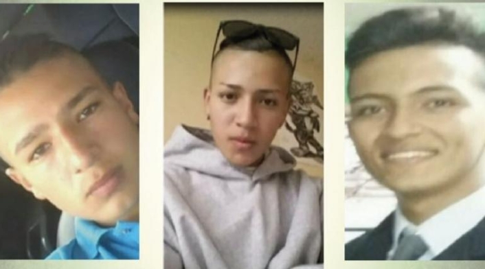 Brayan Andrés Montaña Pulido, Juan Esteban Moreno Pachón y Henry Mauricio Castillo Soche (16 años)