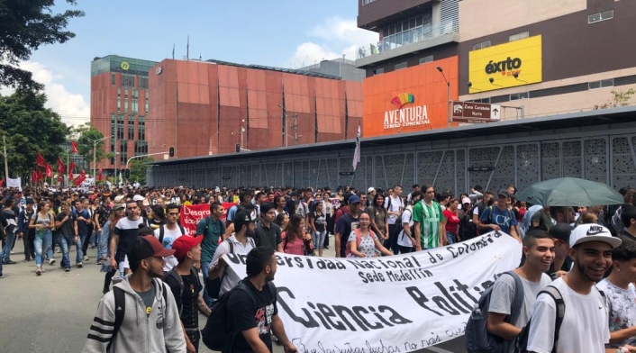 Marchas en Medellín