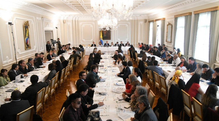 Mesa temática de Paz en Casa de Nariño